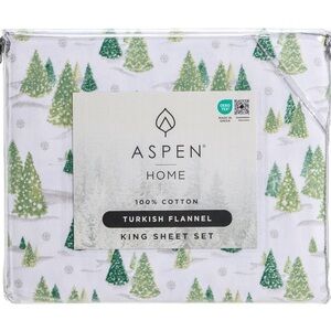 Aspen Home Turkish Flannel Queen Sheet Set